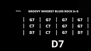 Groovy Whiskey Blues Rock Backing Track in G