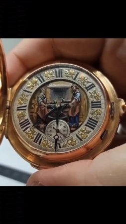Швейцарские карманные часы 19 века.