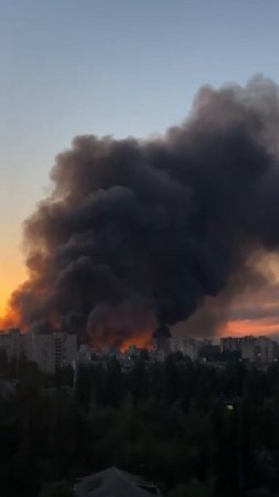 🔴Кадры из Киева после ночного удара по военным объектам террористов🔴