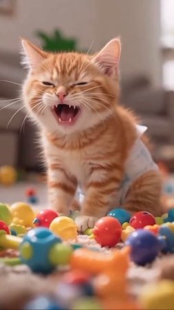 Рыжий котик в декрете