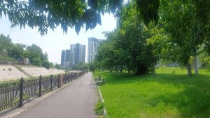 Набережная реки Качи.Центральный район .Красноярск