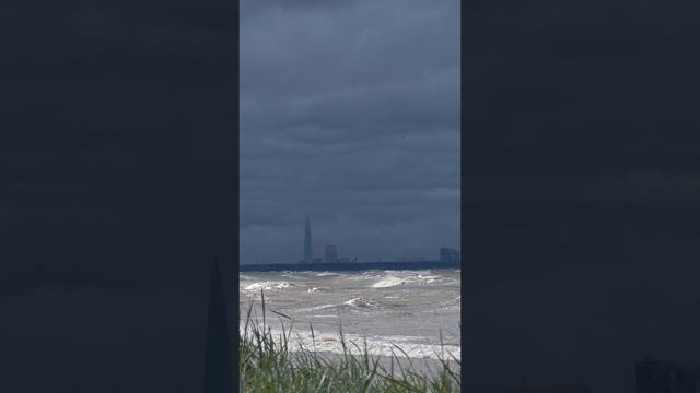 Комарово шторм века, дикий пляж 04.07.2025🌩️🌩️🌩️