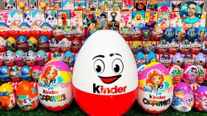 101 СЮРПРИЗ 🎁 Гигантская распаковка яиц! Мега обзор игрушек и сюрпризов для детей