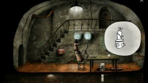 Часть 28 Прохождение игры Machinarium от Bak2ser Робот выбирается под стол бандита, вспоминает