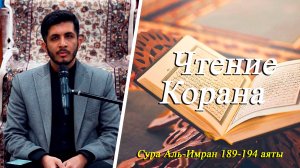 Чтение Корана Сура Аль Имран 189-194- Саджад Сафдари 03.07.2025