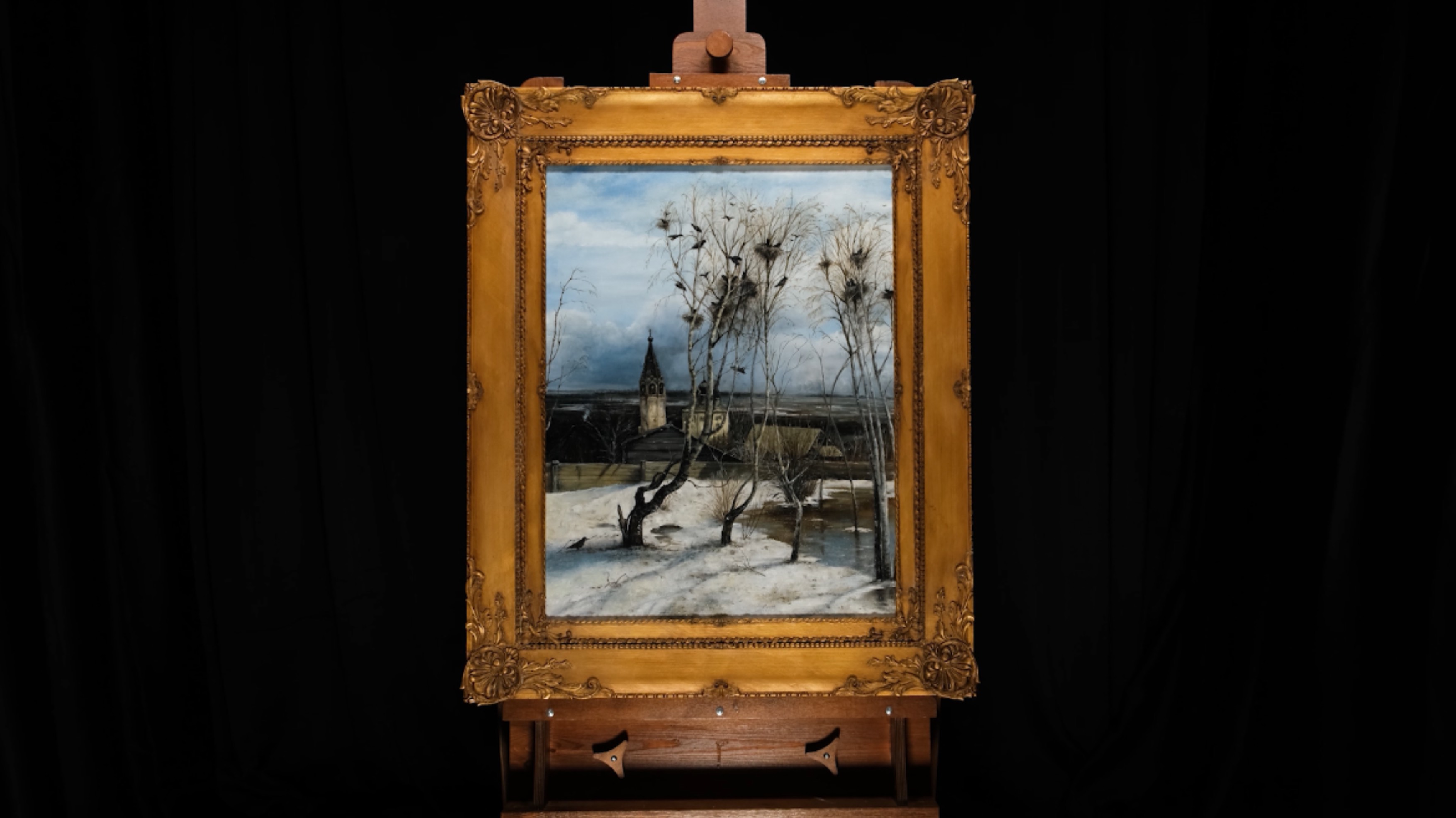 Алексей Саврасов "Грачи прилетели" смотреть онлайн