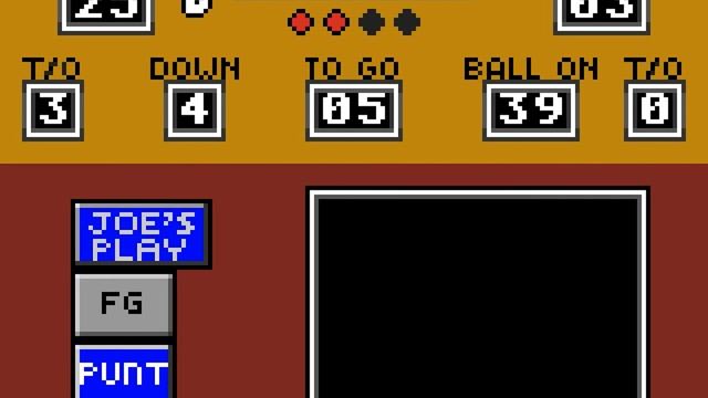 Joe Montana Football [Sega Game Gear]