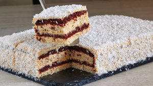 Торт за 15 минут☆ СЕКРЕТ от моей Бабушки!🍰Простой и Вкусный рецепт👑Торт Королевский👑Быстро к чаю
