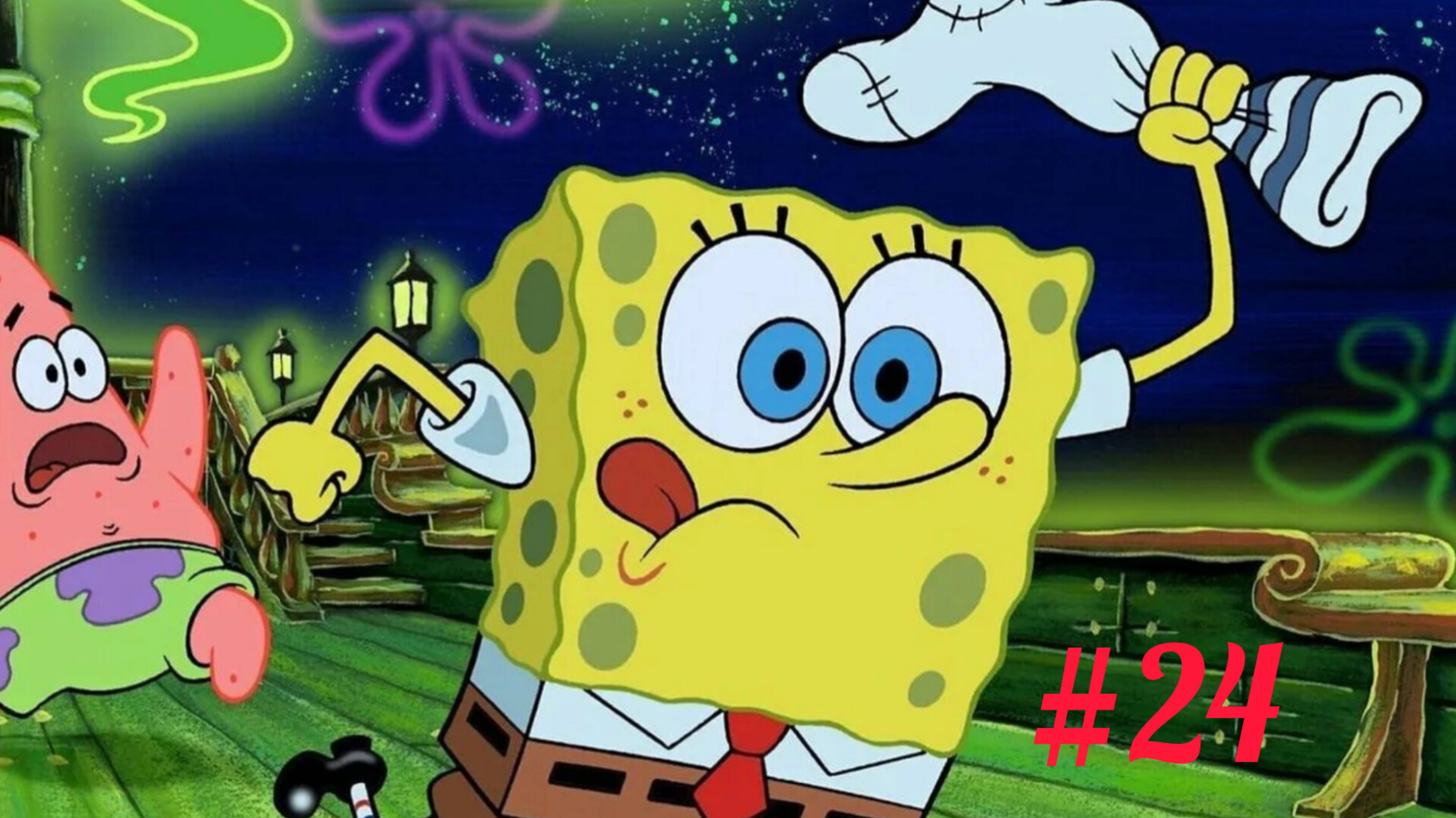 Губка Боб🔥 spongeBob👍 губка боб квадратные штаны😎 игры для детей🤘кулинарный поединок  #24
