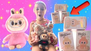 Обзор коллекции ЛАБУБУ Лия Бум и Лабубу с колой и одежда Популярные игрушки - Видео для детей