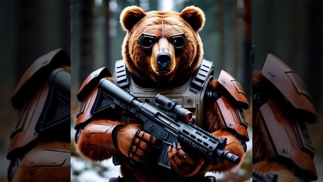 Русский робот-медведь.