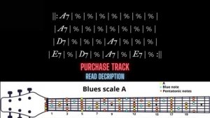 Hart  Blues Rock Backing Track in A
