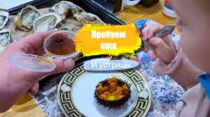 Еда богачей Пробуем ежей и устриц Соус с запахом отходов Попробуй не отравись Сладость или гадость