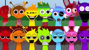 Повторите роли Sprunki, но фазы поменялись