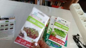 Микро зелень растет не по дням, а по часам. Мои рисунки.