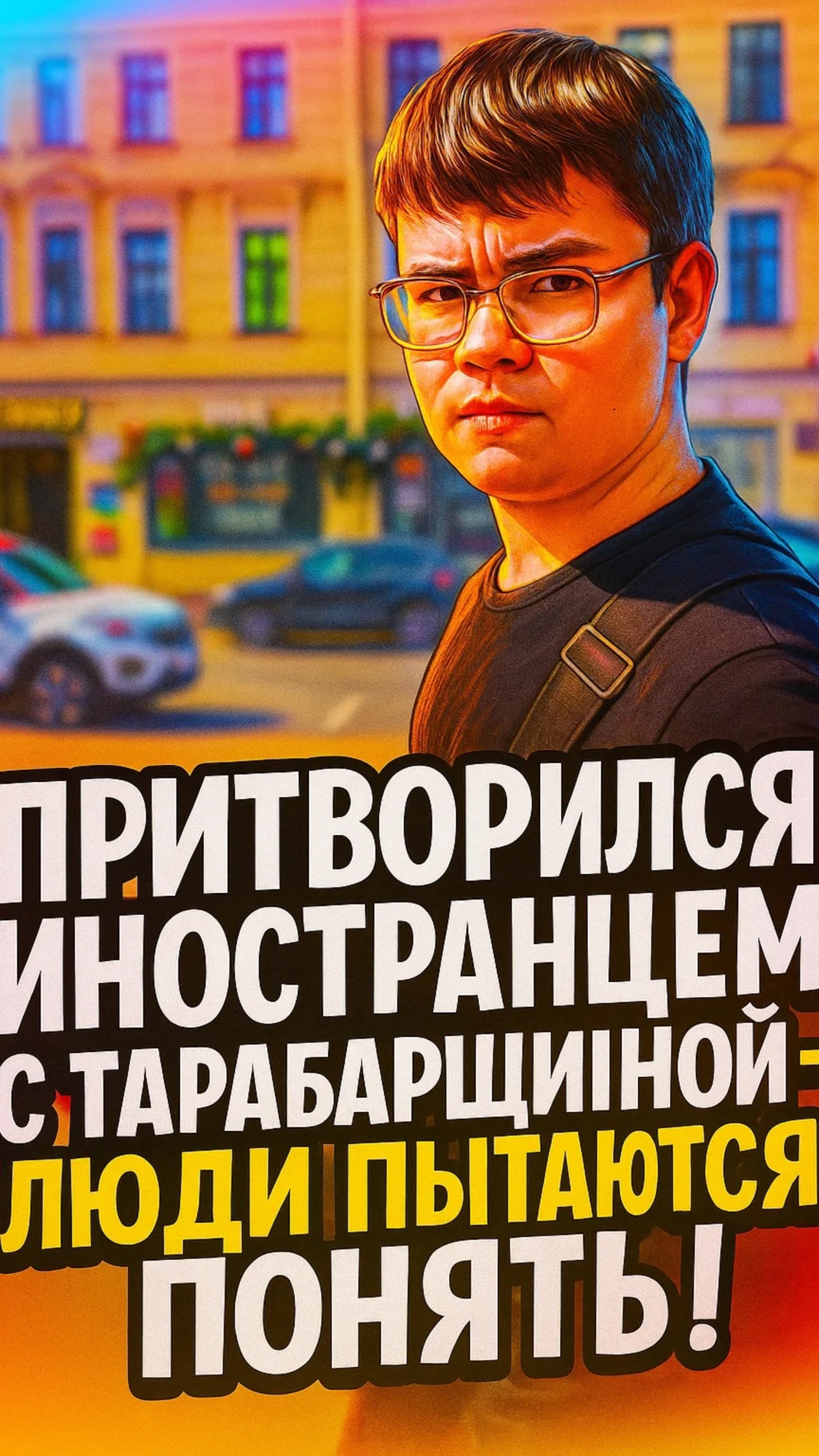 Притворился иностранцем с тарабарщиной — люди пытаются понять! 🤯🗣️