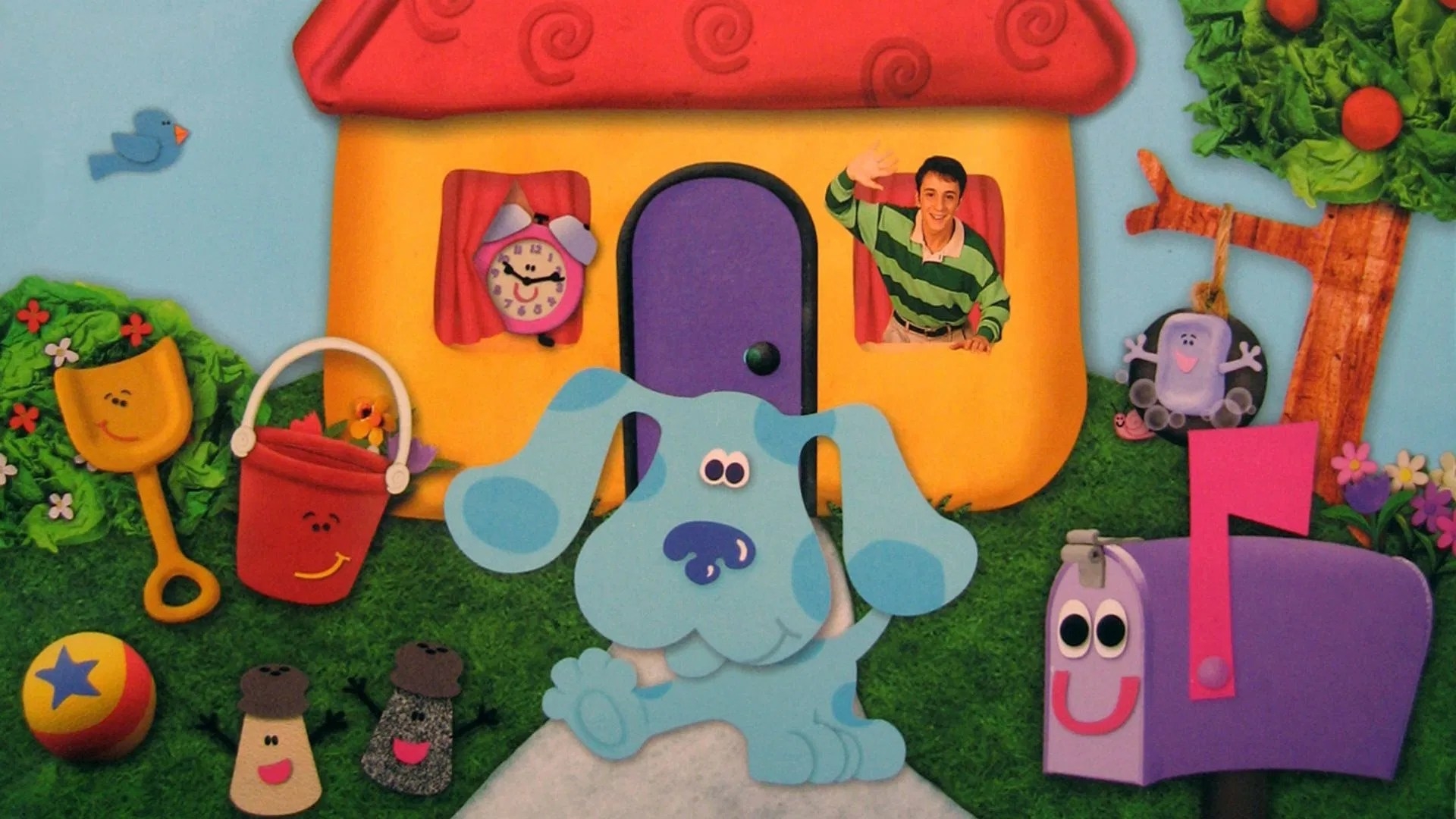 Подсказки Бульки 2 сезон 10 серия | Большая загадка | Blue's clues 1996