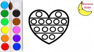 Как нарисовать ПОП-ИТ? Лёгкий урок для детей | Рисуем антистресс игрушку шаг за шагом!