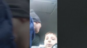 Я с другом Тимофеем за рулём сидим