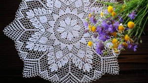 Салфетка "Лебедушка". Часть 5