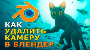 Как удалить камеру в блендере