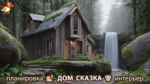 Сказочный дом мечты – 3D идея для вдохновения с планировкой и интерьером 🏡🏚️🏠 вариант (179)