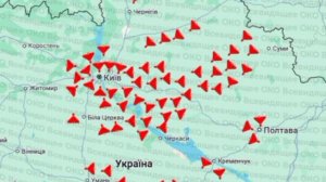 🇷🇺🔥🇺🇦"Герани" взяли Киев в кольцо: Десятки дронов пикируют на столицу Украины со всех сторон