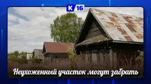 Неиспользуемые земельные участки могут отобрать