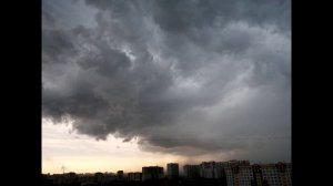 Штормовой вал в Омске 4 июля 2025