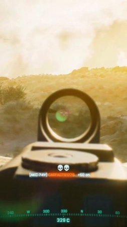 Раздача хедшотов с АКСУ-74 в Battlefield 2042 #shorts #game