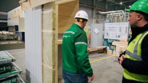 Обзор дома из prefab-панелей на основе CLT по проекту БД-112