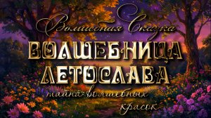 Сказка про волшебницу Летославу. Тайна волшебных красок.