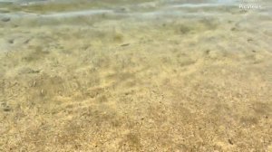 Крым Судак Городской пляж сегодня 4 июля 2025. Море и погода в Крыму сейчас. Какая обстановка