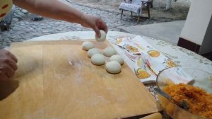ТОНКОЕ ДАГЕСТАНСКОЕ ЧУДУ, С ТЫКВОЙ!!! #тесто #рецепт #выпечка #еда #вкусно #мука #