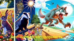 Волчья неблагодарность... ВИДЕО СКАЗКА ДЛЯ ВСЕХ