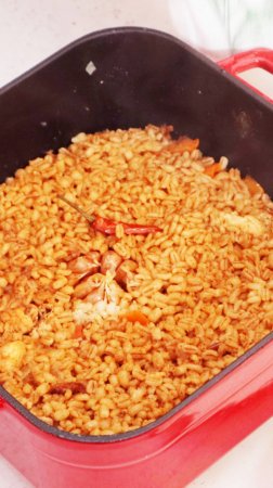 Перловка с курицей - не ожидал что будет так вкусно!