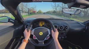 Ferrari F430 spider (4.3 л. 490 л.с.) POV TEST DRIVE