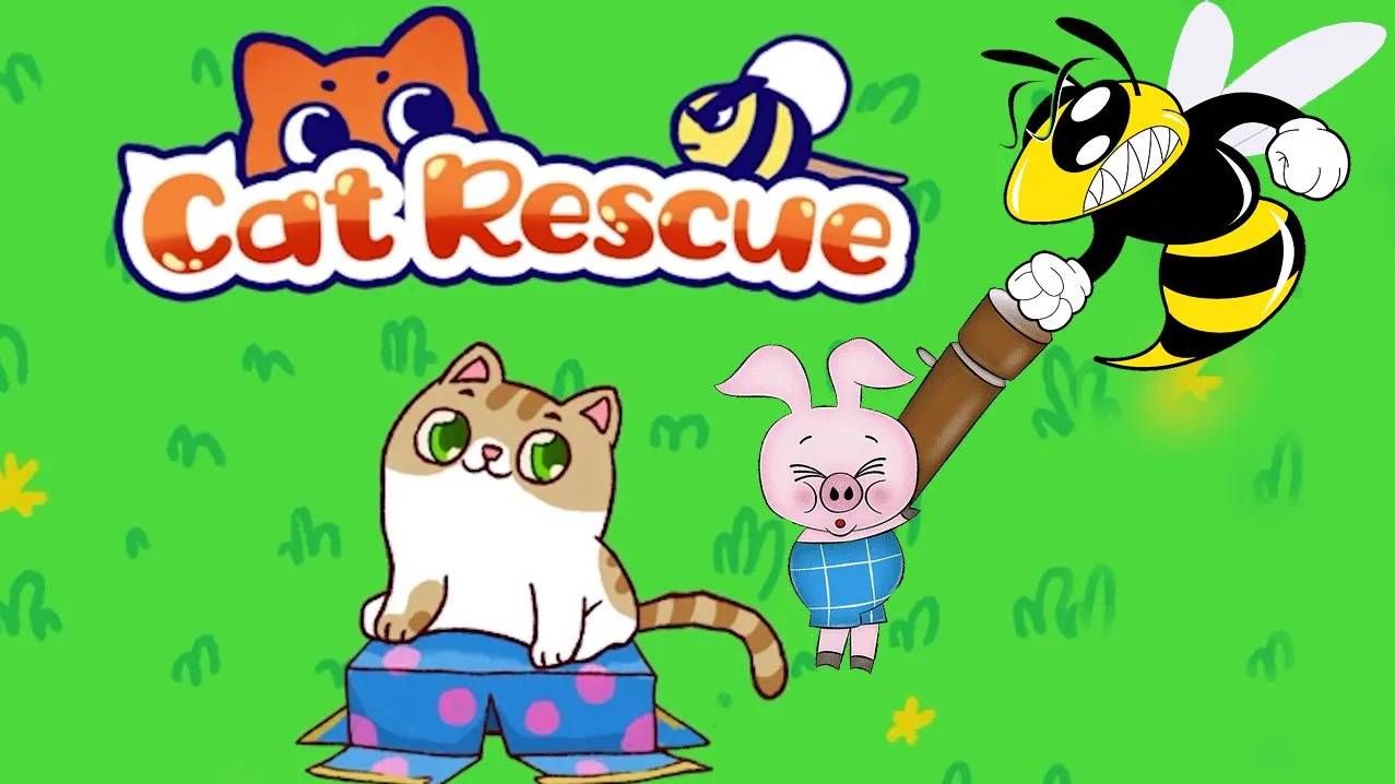 Cat Rescue - Спасите кошку Игра Прохождение 140 уровень смотреть онлайн