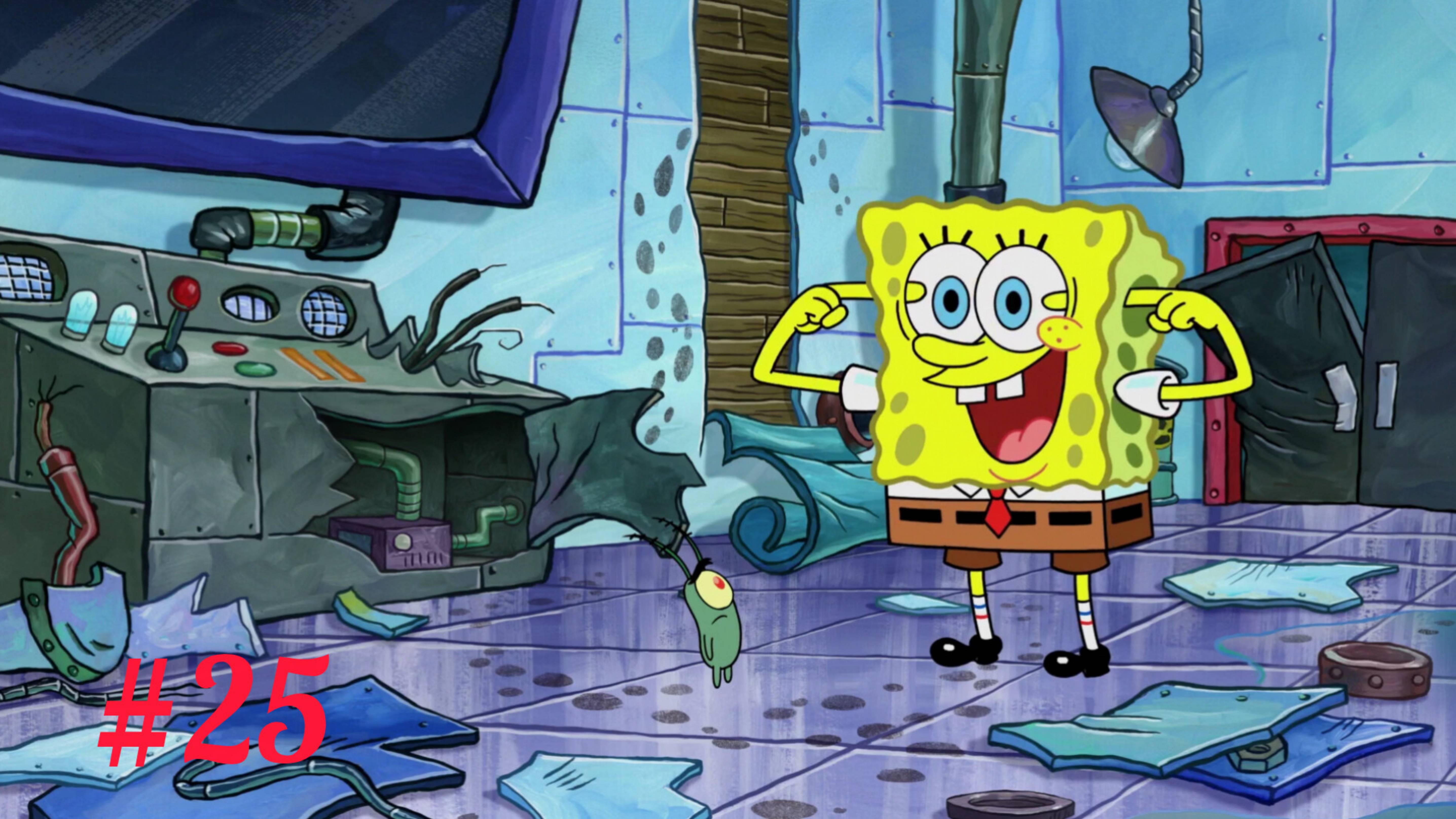 Губка Боб🔥 spongeBob👍 губка боб квадратные штаны😎 игры для детей🤘кулинарный поединок  #25