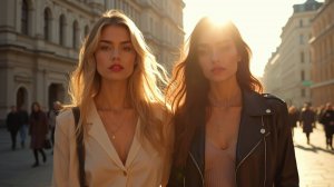 ✨ Такие разные и красивые русские девушки 💃 Прогулка по улицам Москвы – лучшие моменты встречи