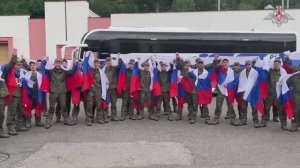 Возвращение российских военнослужащих