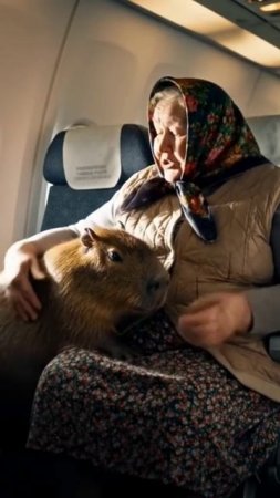 бабка и капибара самолет