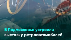 В Подмосковье устроили выставку ретроавтомобилей