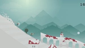 Продолжаем играть в Alto Adventure, повышаем свой опыт в игре и уровень-Перевал Легенд