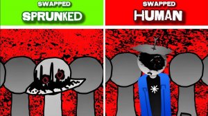 INCREDIBOX SPRUNKED 💢👥 | "BAD" SWAPPED vs HUMAN FINAL! ☠️👔 ЧЕЛОВЕЧНОСТЬ ПОБЕЖДАЕТ?