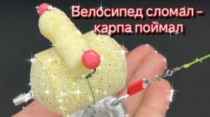 Соорудил донку на карпа из велосипедной спицы-теперь не знаю что клюёт быстрее рыба или велосипедист
