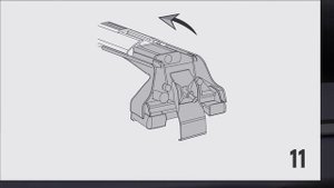 Багажник Rollster на интегрированный рейлинг