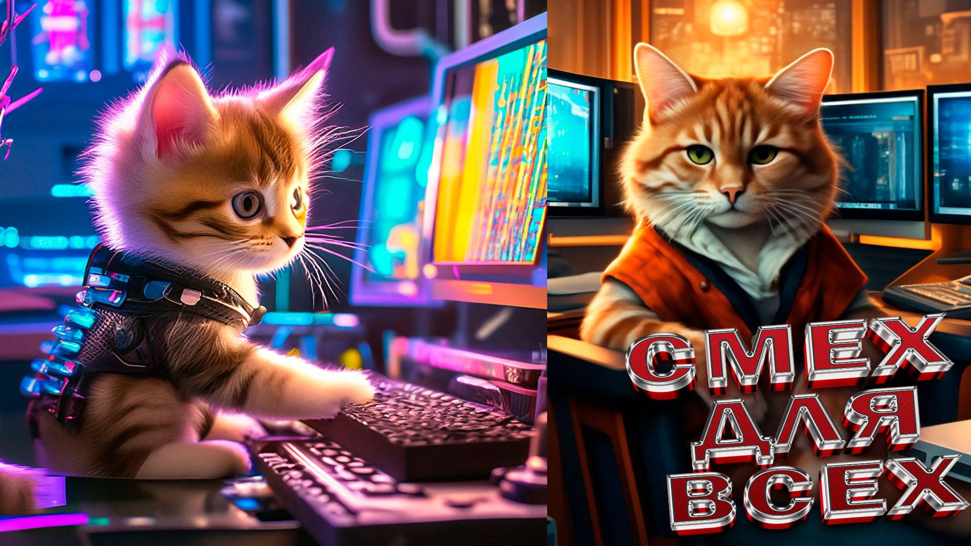 Смешные видео о животных \ ПРИКОЛЫ С КОТАМИ И КОШКАМИ ! Смешные Коты и Кошки!😸😍С озвучкой!