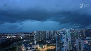 Окраины Санкт-Петербурга затопило из-за ливня и шторма в Финском заливе