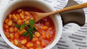 Фасоль в томатном соусе по-турецки _ Kuru fasulye #простовкусно #турецкаякухня